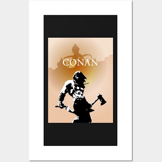 Conan - Board Games Design - Movie Poster Style - Board Game Art Wall Art by MeepleDesign